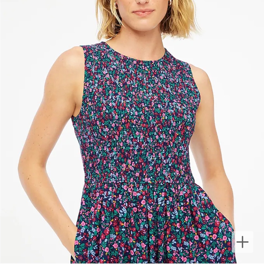 J. Crew Factory Pink Midi Sundress Halter Casual